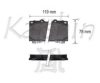 TOYOT 0446580340 Brake Pad Set, disc brake